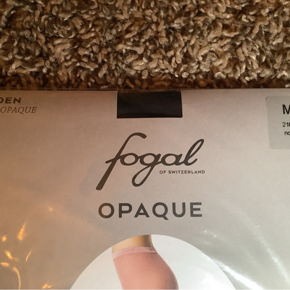 Fogal semi opaque pantyhose, 30 denier, style 138N, color noir (black), size: M - Picture 5 of 12